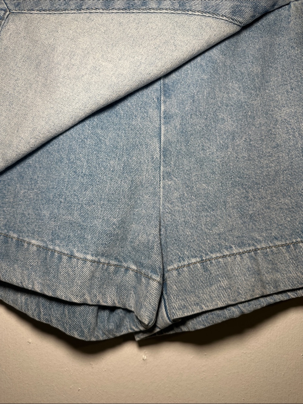 Wrap Denim Skort - Picture 6 of 6